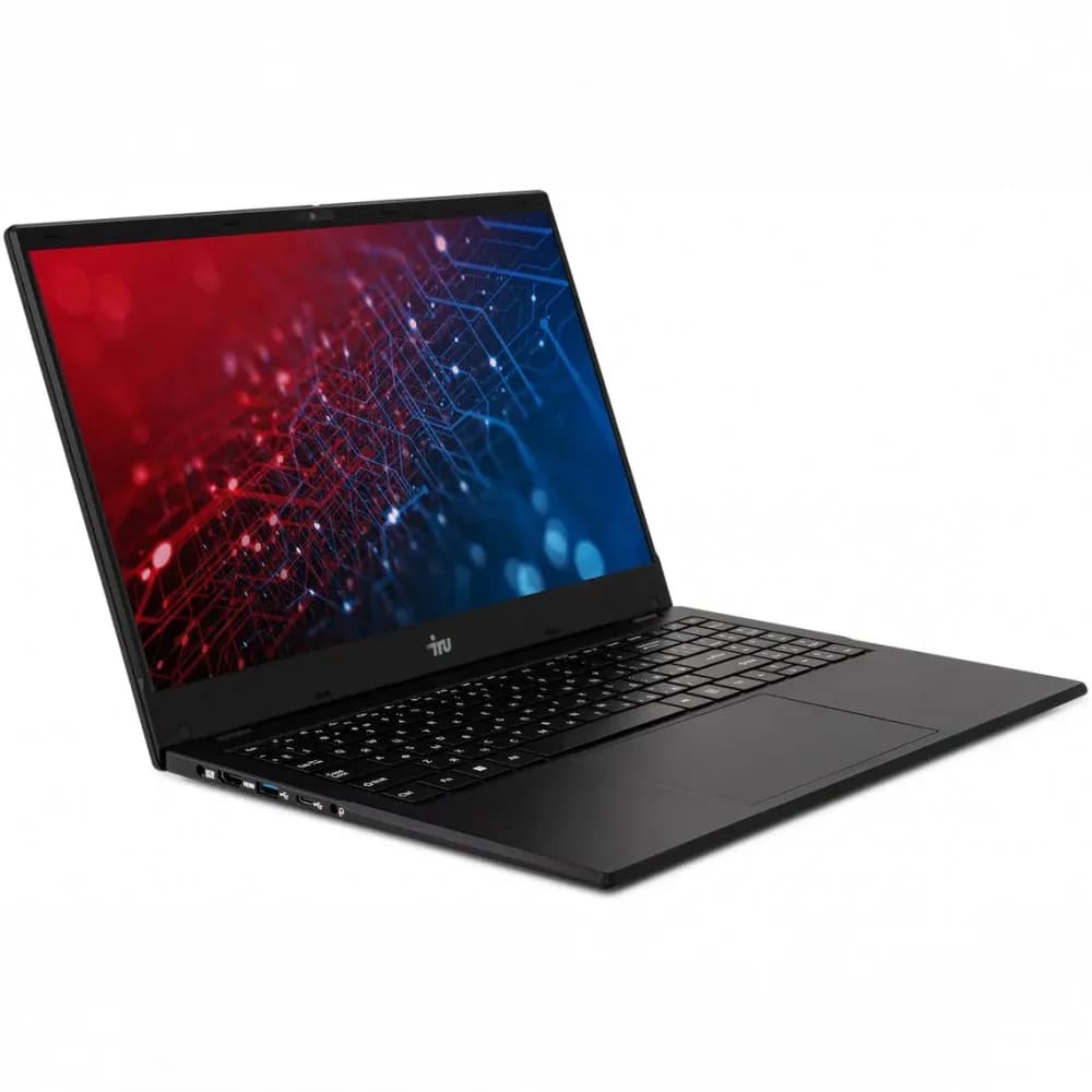 Ноутбук IRU Planio 15ING N100 8Gb SSD256Gb Intel Iris Xe graphics 15.6" IPS FHD (1920x1080) Free DOS black 6000mAh (2058911)