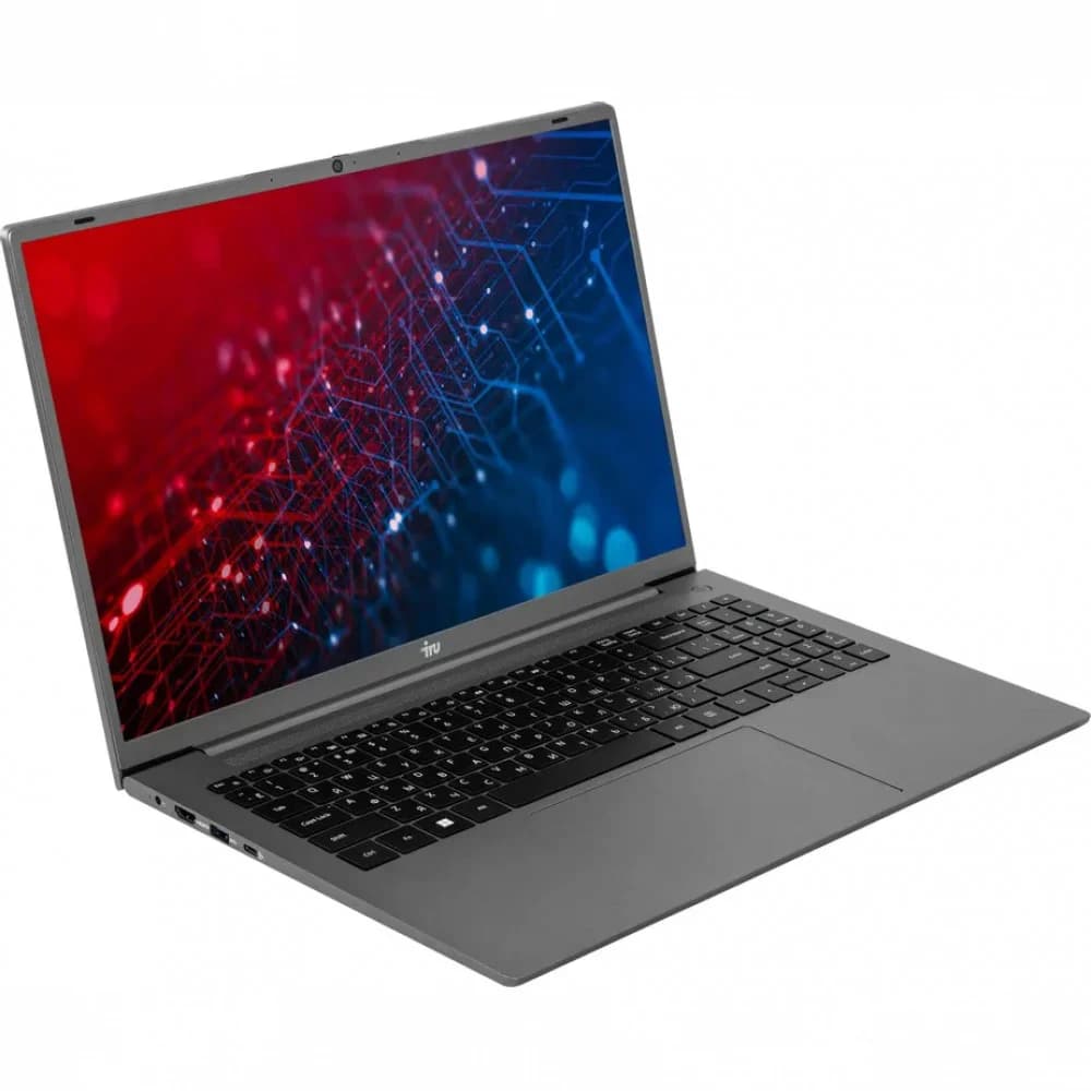 Ноутбук IRU Tactio 16ARB Ryzen 5 5500U 16Gb SSD512Gb Intel UHD Graphics 16" IPS FHD (1920x1080) Windows 11 Pro grey WiFi BT Cam 4825mAh (2110097)