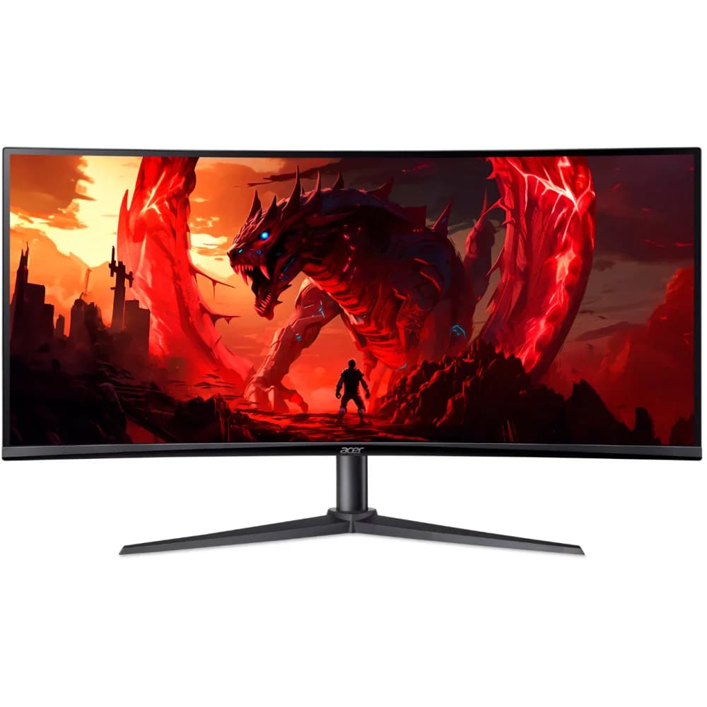 34'' ACER Nitro XZ340CUHbiiphx, ZeroFrame, Curved 1500R Black, 21:9, VA, 3440x1440, 1 / 5ms, 250cd, 100Hz, 2xHDMI(2.0) + 2xDP(1.4) + Audio out , sync: FreeSync, hdr: HDR 10, H.Adj. 100