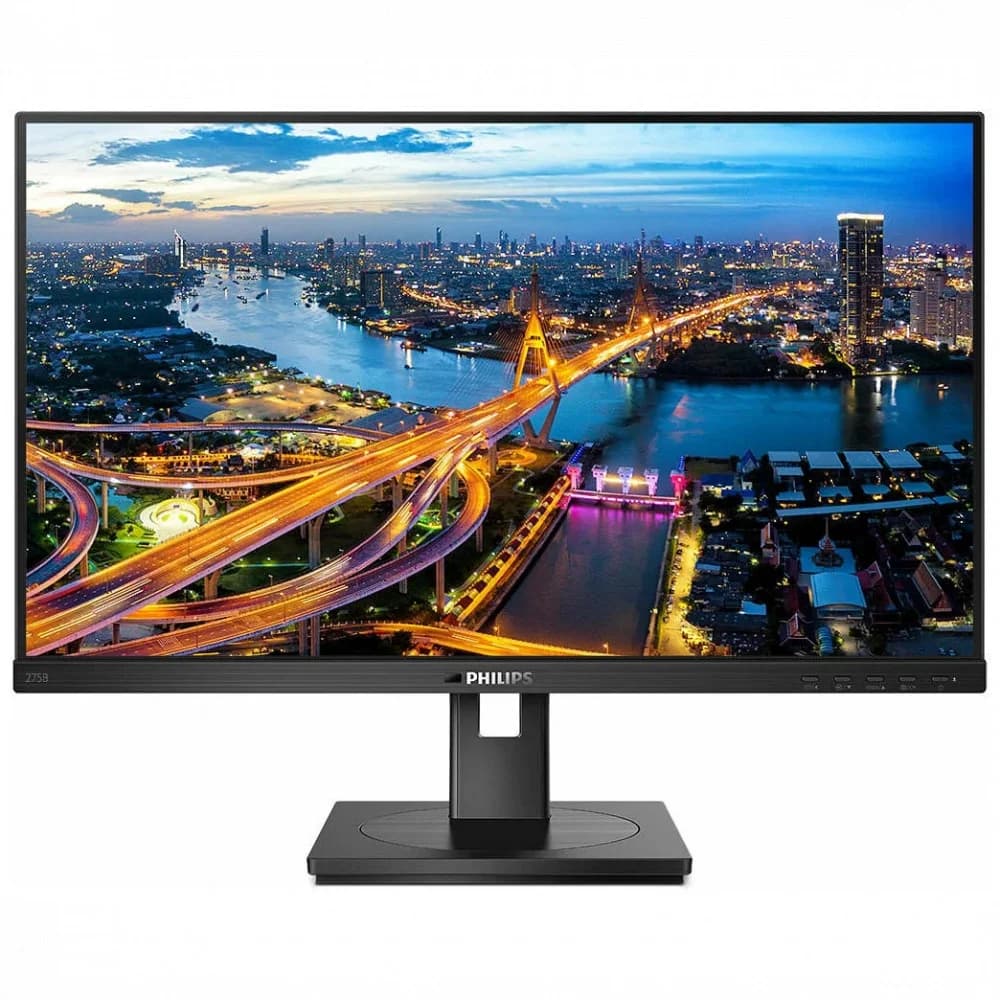 27" Philips 275B1 2560x1440 75Гц IPS W-LED 16:9 4ms DVI HDMI DP 1xUSB-B/3xUSB 3.2 50M:1 1000:1 178/178 300cd HAS Pivot Tilt Swivel Speakers PowerSensor Black (A)