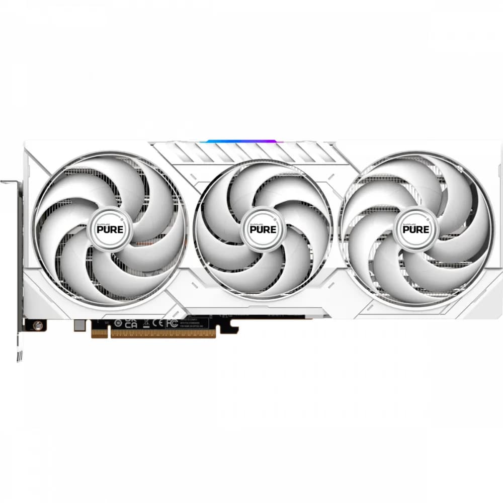 Видеокарта Sapphire PCI-E 11348-02-20G PURE AMD RADEON RX 9070 XT GAMING OC 16GB DUAL AMD Radeon RX 9070XT 16Gb 256bit GDDR6 2460/20000 HDMIx2 DPx2 HDCP Ret