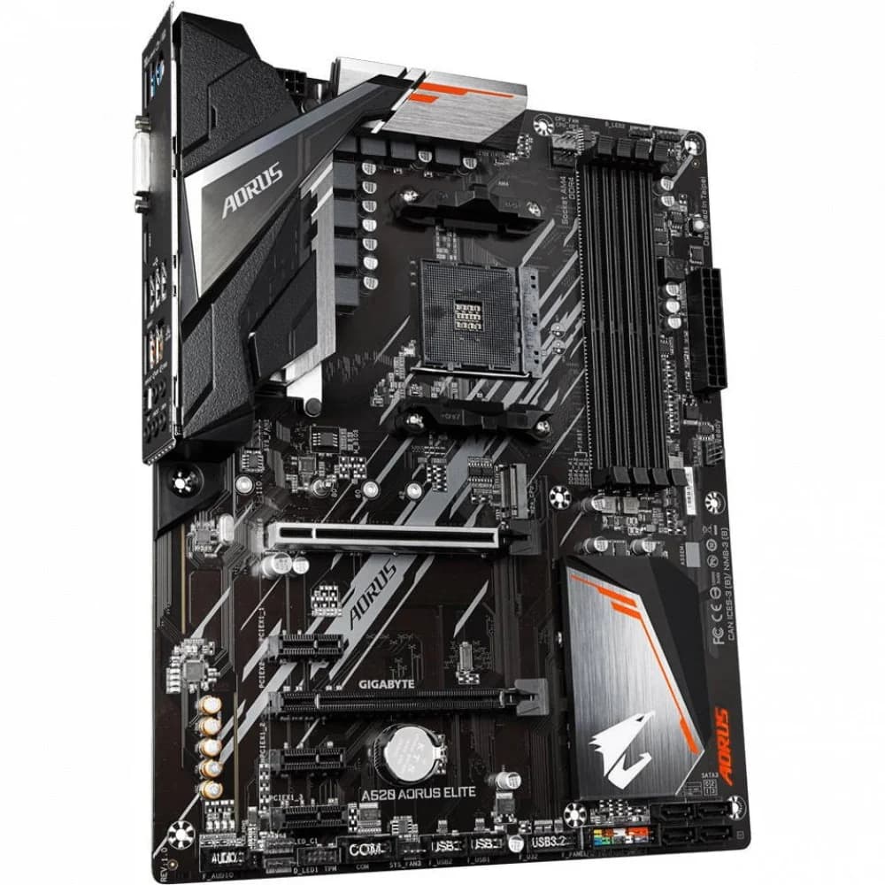 A520 AORUS ELITE, Socket AM4, AMD A520, 4xDDR4-3200, DVI-D+HDMI, 2xPCI-Ex16, 3xPCI-Ex1, 4xSATA3(RAID 0/1/10), 1xM.2, 8 Ch Audio, GLan, (4+4)xUSB2.0, (4+2)xUSB3.2, 1xPS/2, ATX, RTL 8 (809812)