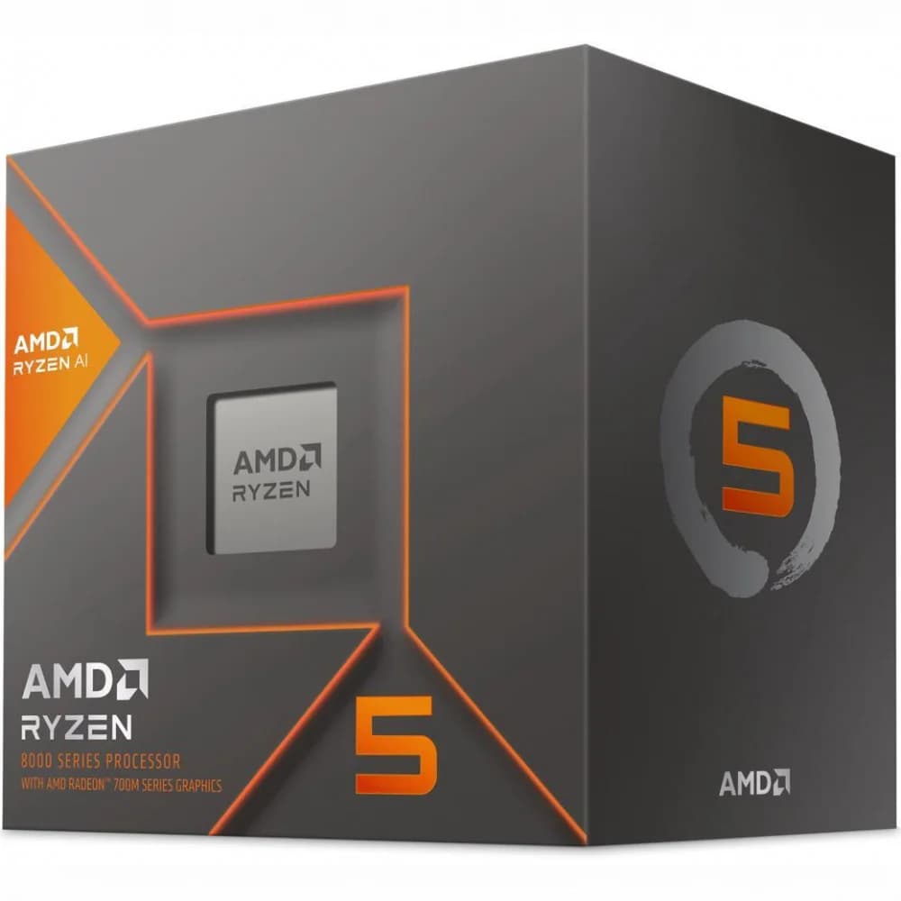 Процессор AMD Ryzen 5 8600G 4,3Гц (5,0ГГц Turbo) AM5, 4nm, 6/12/ L2 6Mb, L3 16Mb, 65W, with Radeon™ Graphics, 100-100001237BOX