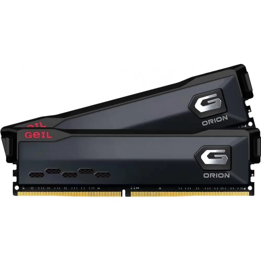 Оперативная память 16GB Kit (8GBx2) GEIL DDR4 3200MHz ORION PC4-25600 16-20-20-40 GOG416GB3200C16BDC Titanium Grey (AMD)