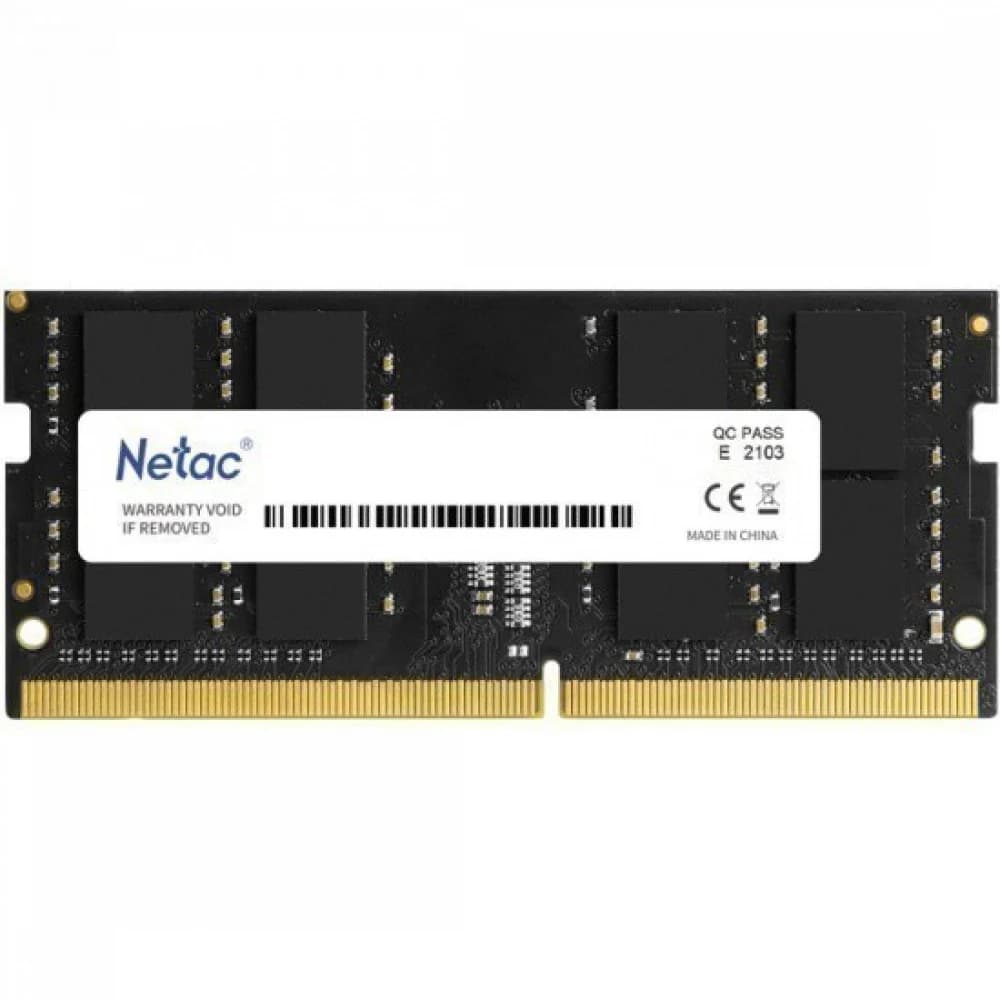 Память DDR5 16GB 4800MHz Netac NTBSD5N48SP-16 Basic RTL PC5-38400 CL40 SO-DIMM ECC 262-pin 1.1В original Intel Ret