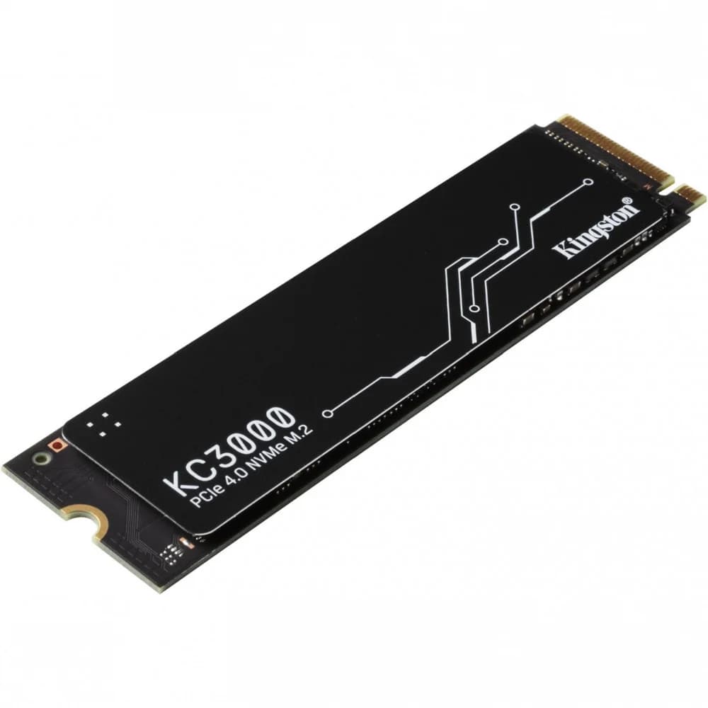 M.2 2280 1024GB Kingston KC3000 Client SSD SKC3000S/1024G PCIe 4.0 NVMe, 7000/6000, IOPS 900/1000K, MTBF 1.8M, 3D TLC, 800TBW, 0.71DWPD, with Heat Spreader (5 лет), RTL (324433)
