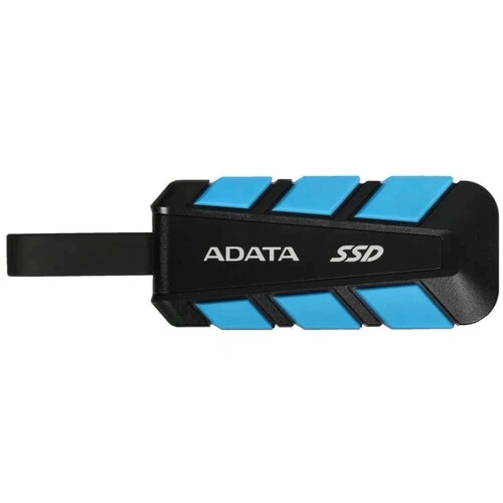 Внешний SSD ADATA 1.0Tb SC740 <SC740-1000G-CBU> (USB3.2 gen 2 type C, 1050/1000Mbs, 122x41x22mm, 40g, защита от падения, встроенный кабель)