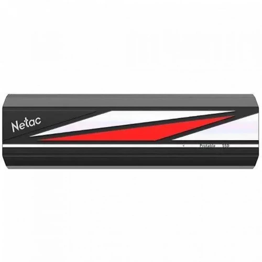 Netac ZX20L 1TB USB 3.2 Gen 2 Type-C External SSD, R/W up to 2000MB/1800MB/s, with USB C to A cable and 20Gbps USB C to C cable, 5Y wty
