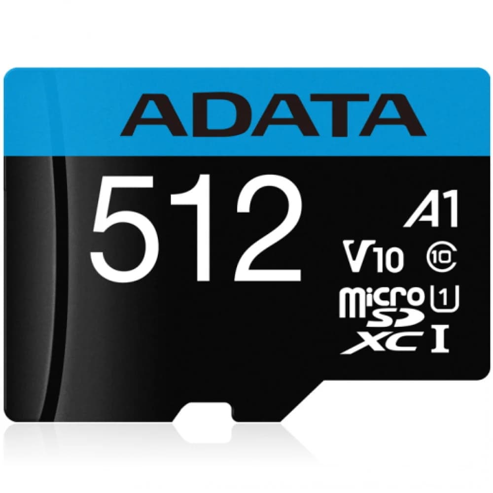 Карта памяти, ADATA, AUSDX512GUICL10A1-RA1, MICROSDXC 512GB, UHS-I CLASS10 A1