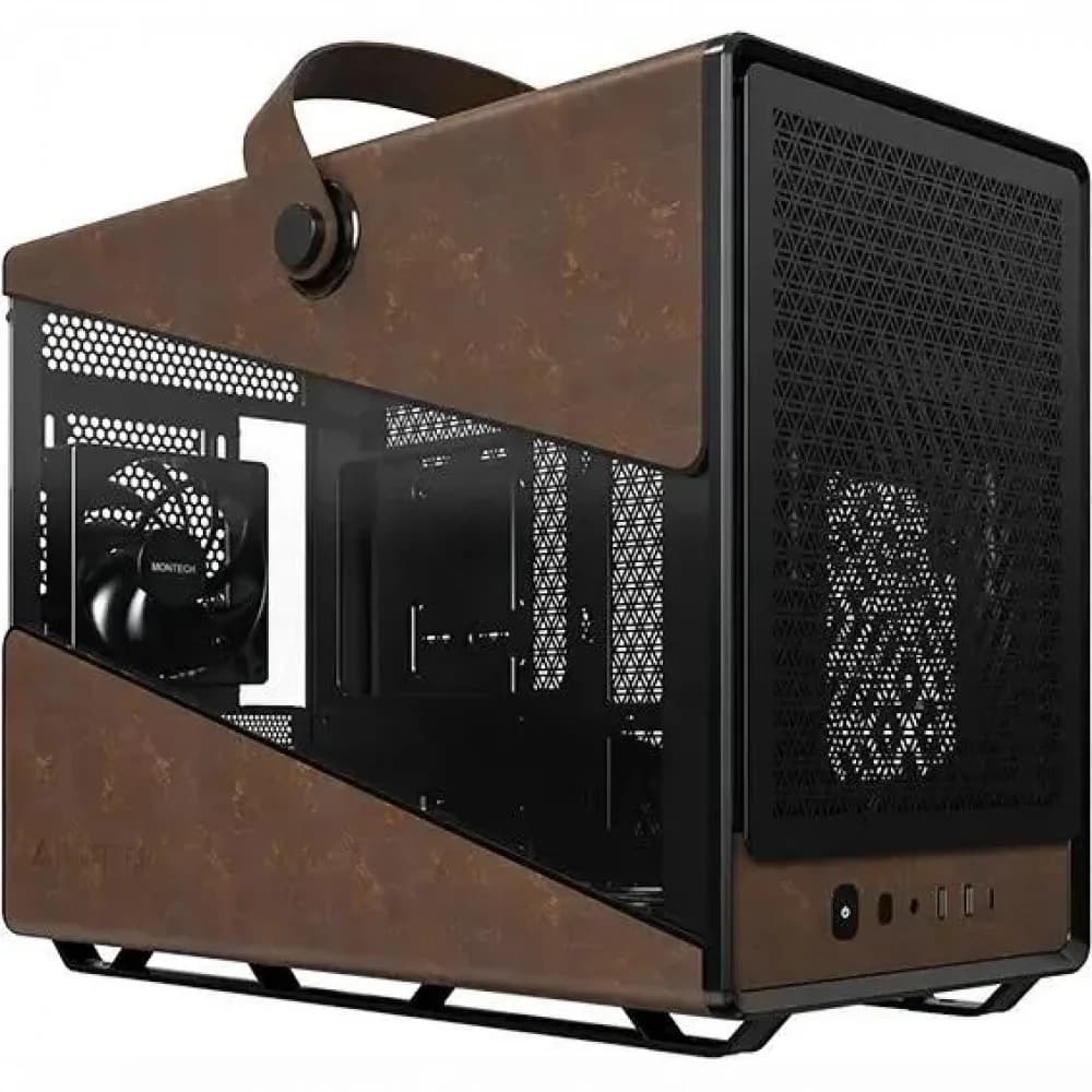 Корпус Montech Heritage PRO (B) черный без БП mATX 5x120mm 2x140mm 2xUSB3.0 audio bott PSU