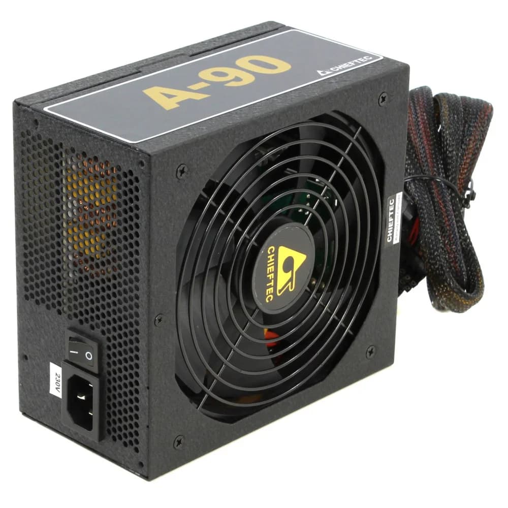Chieftec PSU GDP-650C 650W A-90 ATX2.3/EPS12V 230V CabMan RT 90%+ 14cm Fan Active PFC Fix:20+4, 8(4+4)p Mod:2x8(6+2)p,2x(SATAx3),3xMolex+Flop