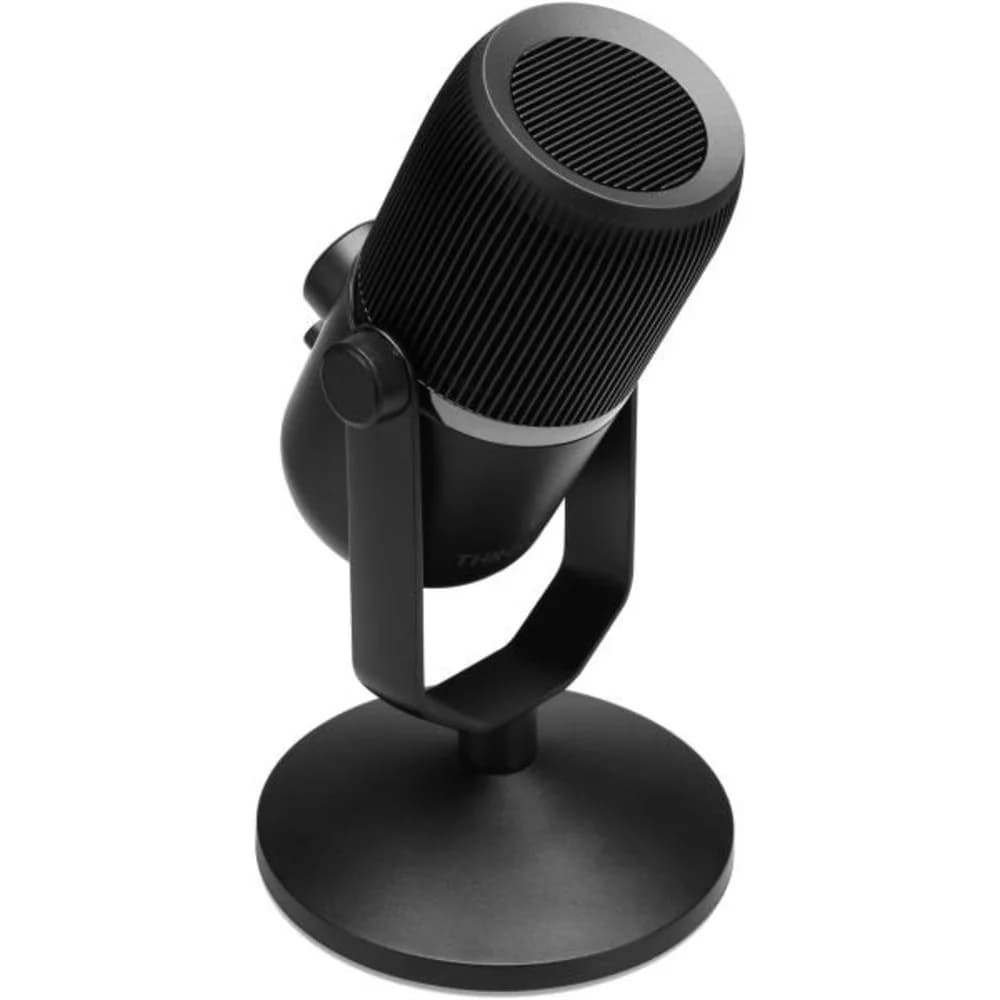 Микрофон Thronmax M4 Mdrill ZeroPlus Jet Black 96Khz конденсаторный, двунаправленный, Type C plug, 3.5mm, RGB