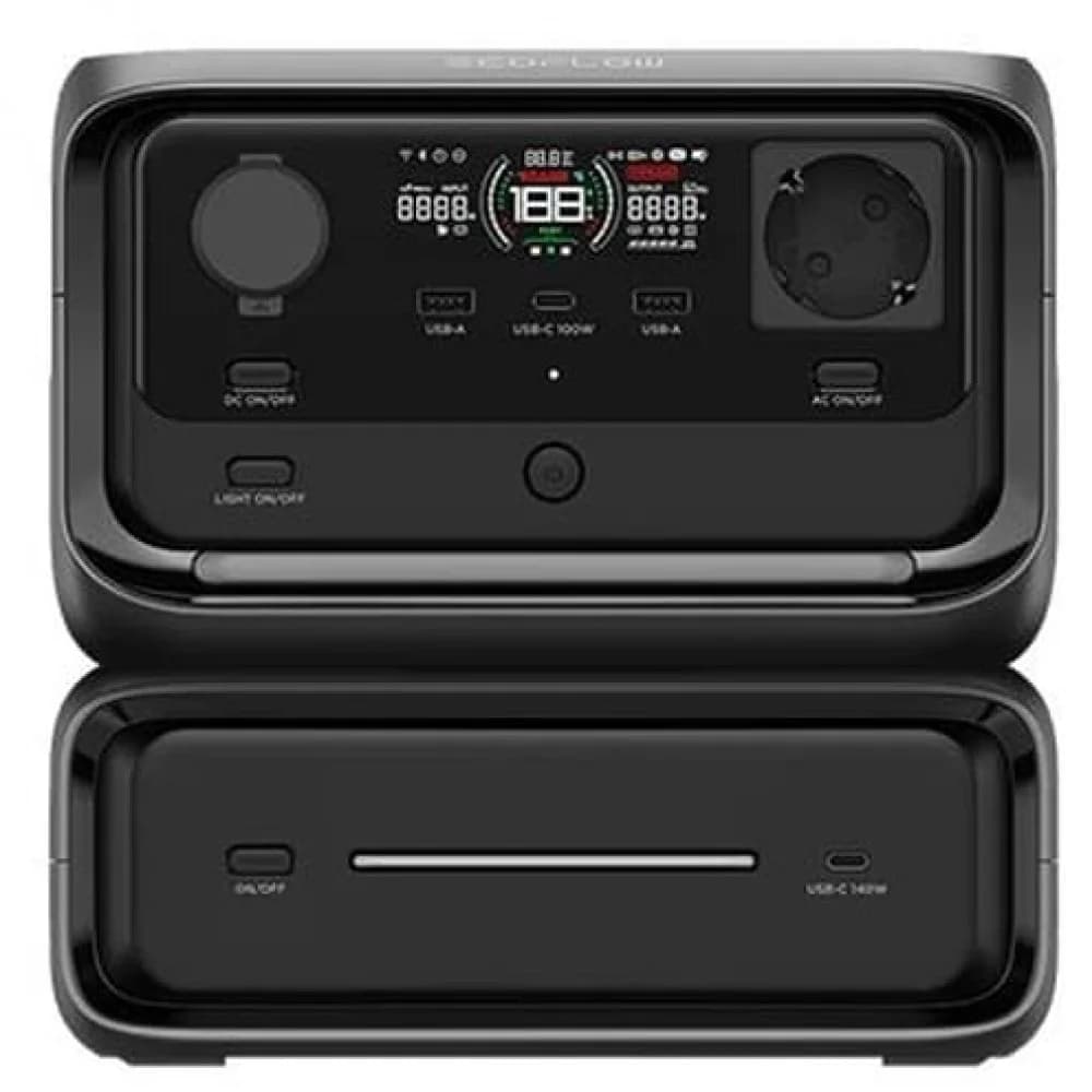 Зарядная станция EcoFlow RIVER 3 Max EU, 572 Wh, 600W(1200W), 220-240V(50Hz/60Hz)