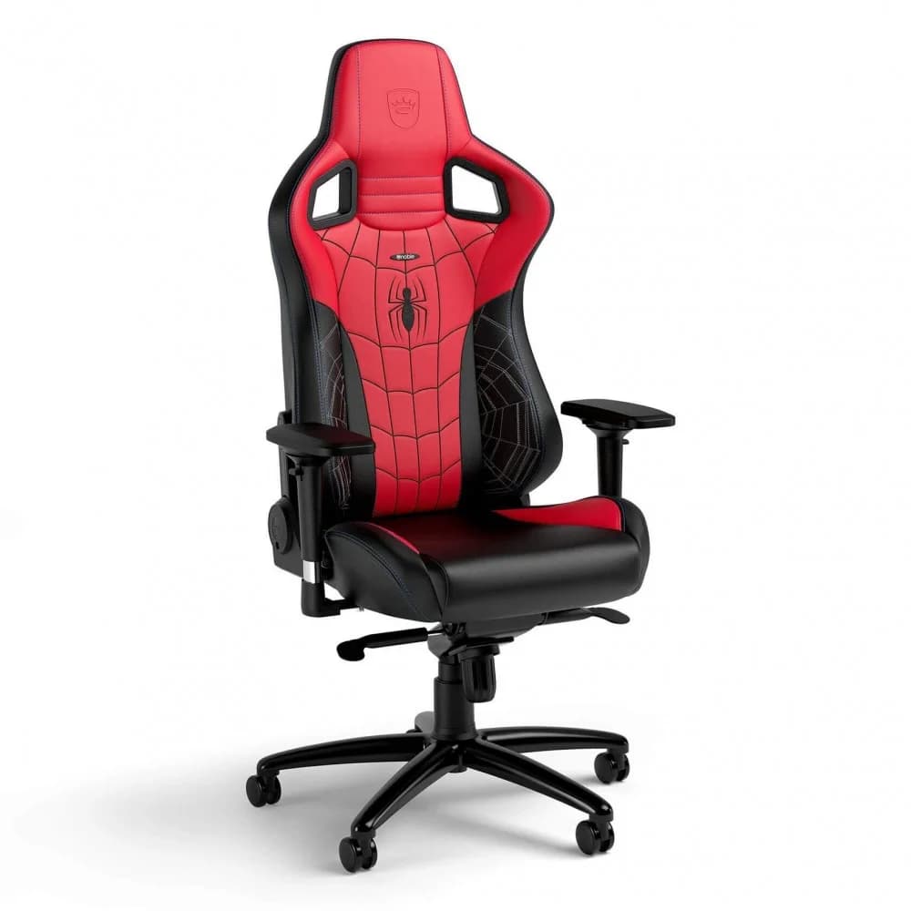 Игровое кресло Noblechairs EPIC Spider-Man Special Edition < Экокожа, подлокотник 4D, газлифт 4, без подушек>
