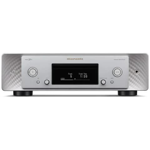 MARANTZ CD-проигрыватель CD50N СЕРЕБРО CD плеер /сетевой стример, ЦАП ESS9028, воспроизведение CD: CD-Audio, CD-r/RW (WMA, MP3, AAC), USB-вход: совместимость с DSD 11,2 МГц и 384 кГц / 32 бит PCM, п
