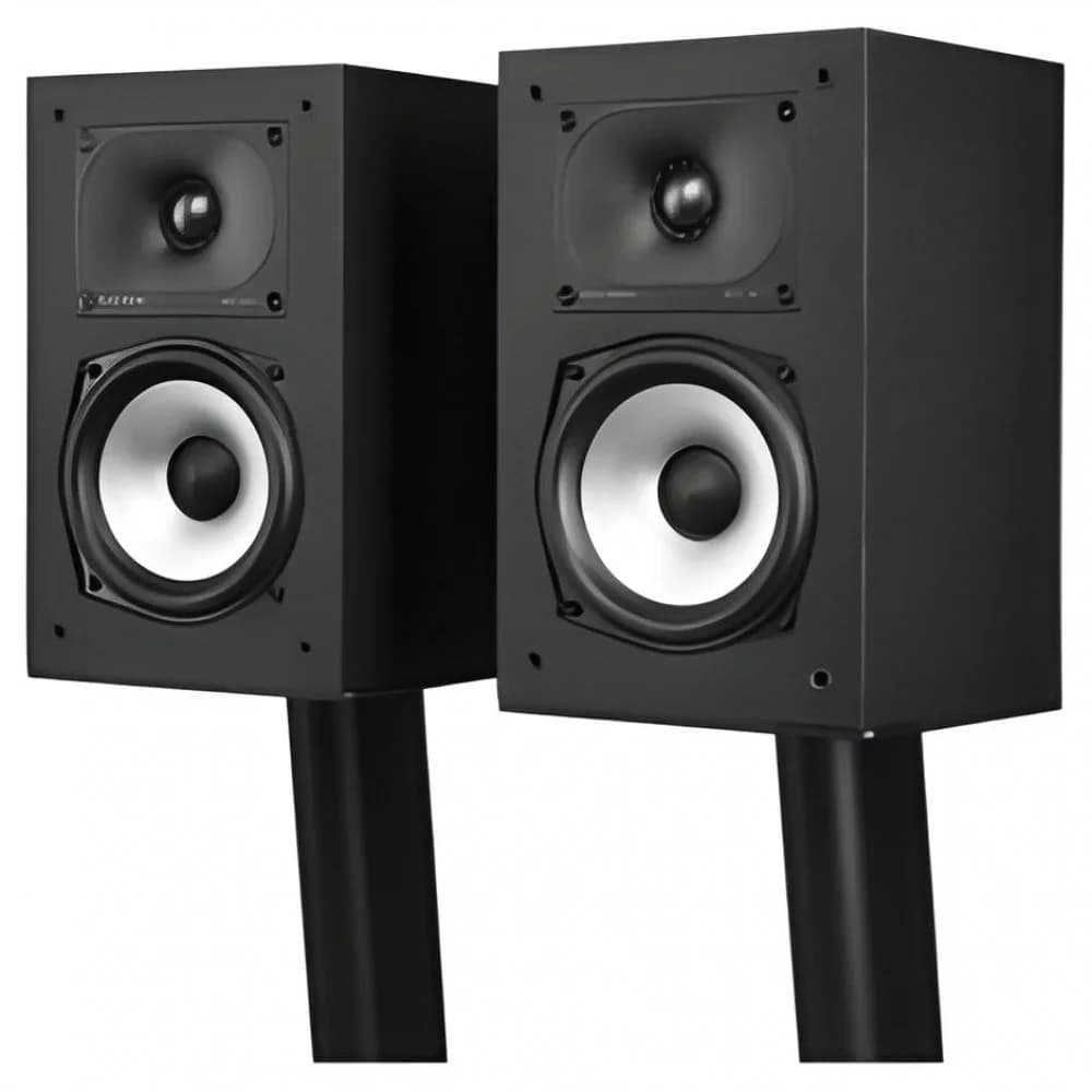 POLK AUDIO Акустическая система MXT15 ЧЕРНЫЙ (Пара) Полочная АС, мощность от 30 до 150 Вт, сопротивление: совместимость с 4 Ом и 8 Ом, частотный диапазон 48-40 000 Гц, Чувствительность 86 дБ, Частот