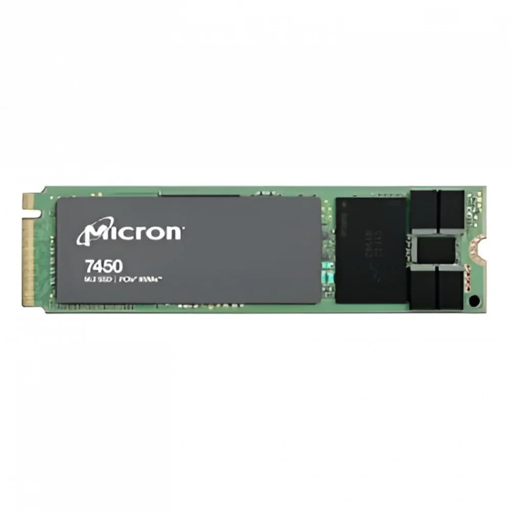 Micron SSD 7450 PRO, 480GB, M.2(22x80mm), NVMe, PCIe 4.0 x4, 3D TLC, R/W 5000/700MB/s, IOPs 280 000/40 000, TBW 800, DWPD 1 (12 мес.)