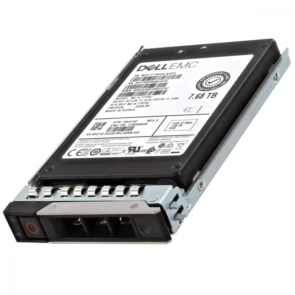 Модуль памяти 7.68TB SSD SAS Read Intensive 24Gbps, 512e, 2,5" AG Drive, 1 DWPD, ME5xxx / ME4xx