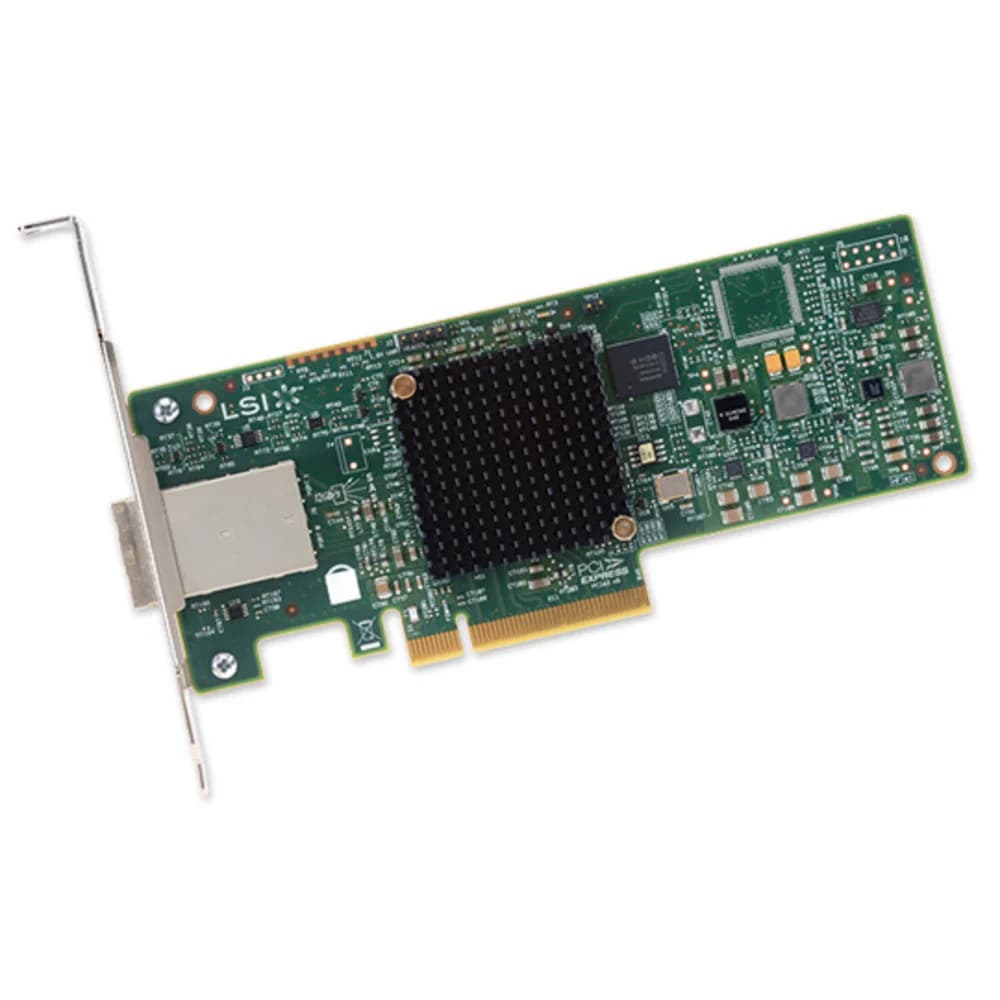 LSI SAS 9300-8e SGL (8-Port Ext, 12Gb/s SATA+SAS, PCIe 3.0 HBA)
