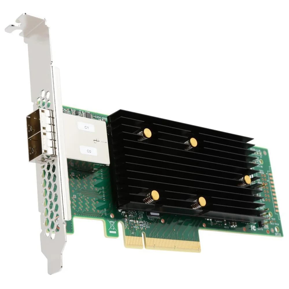 LSI MegaRAID SAS 9400-8e (8-Port Ext., 12Gb/s SAS/SATA/PCIe (NVMe), PCIe 3.1)