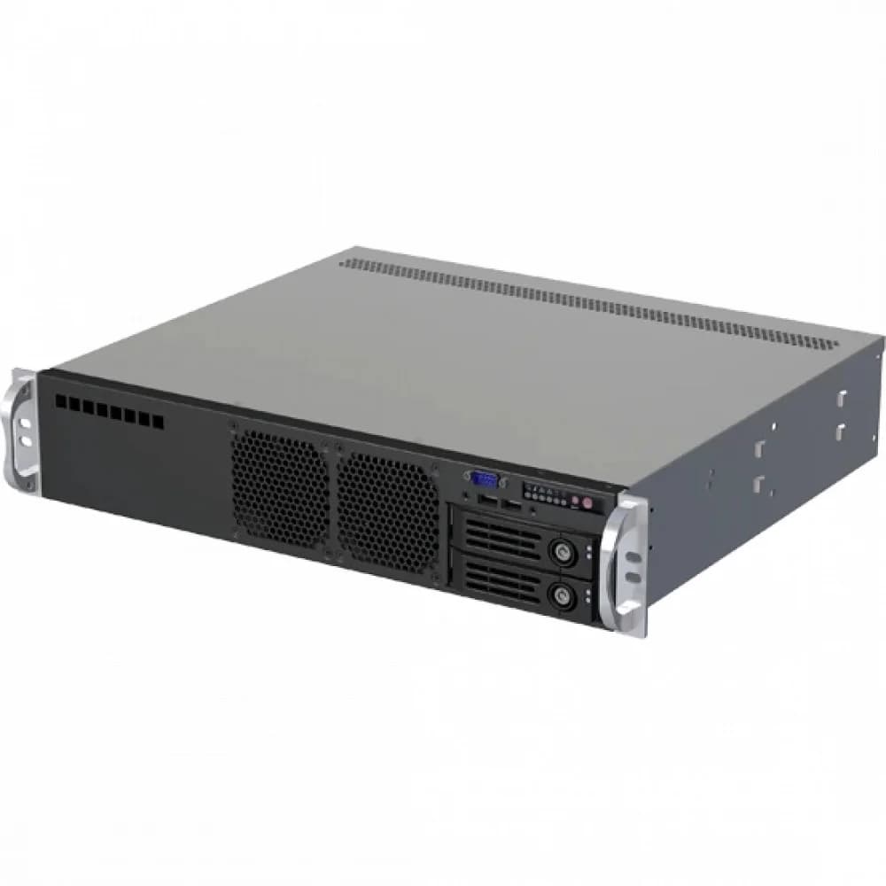 Серверный корпус/ 2U chassis ATX, Micro-ATX, Mini-ITX MBs 2 x 3.5''hs + 2 x 3.5'' internal + 1 x 2.5'' internal flex ATX 500W no rails