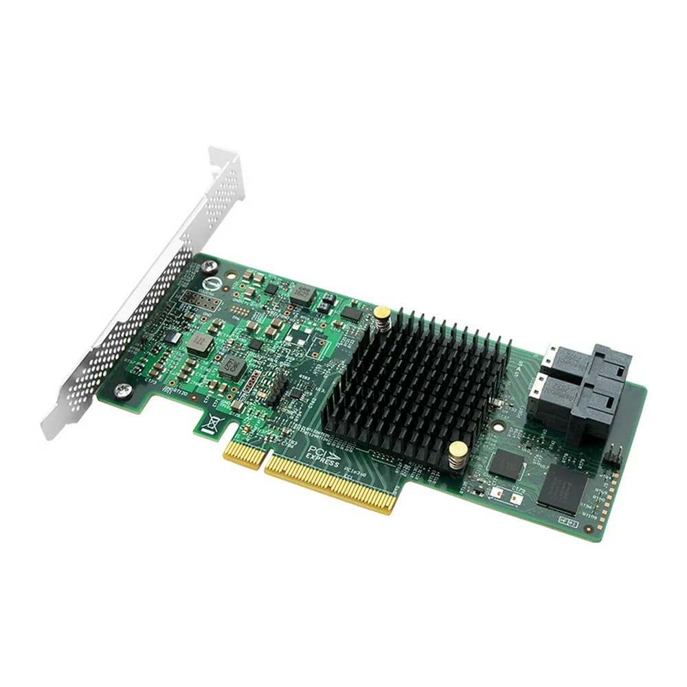 ACD SAS3008-8R PCIe 3.0 x8 LP, SAS/SATA 12G, RAID 0,1,10,1E,JBOD, 8port (2*int SFF8643), 3008ROC (аналог LSI 9341-8i), RTL (003112)