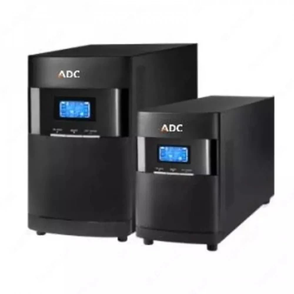 ИБП ADC SPARK 3000 T 3kW, Коэффициент мощности 0.9, вход/выход 120 В или 220 В, башня с CSB, Батареи - 12 В/9 Ач*6 шт., розетка SCHUKO, ЖК-дисплей, USB и RS232, слот SNMP, со шнуром питания на 220 В
