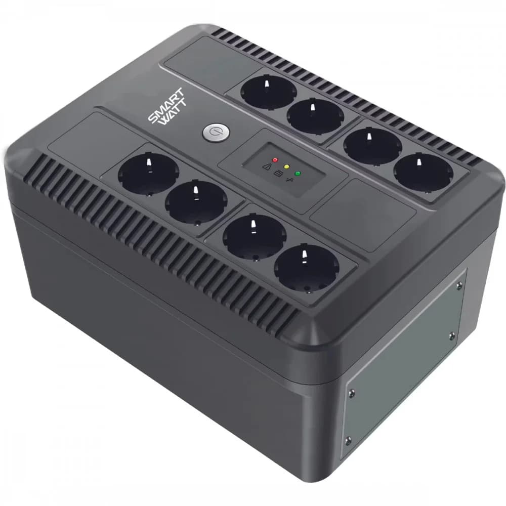 Источник бесперебойного питания Smartwatt SAFE PRO 850 480Вт 850ВА черный