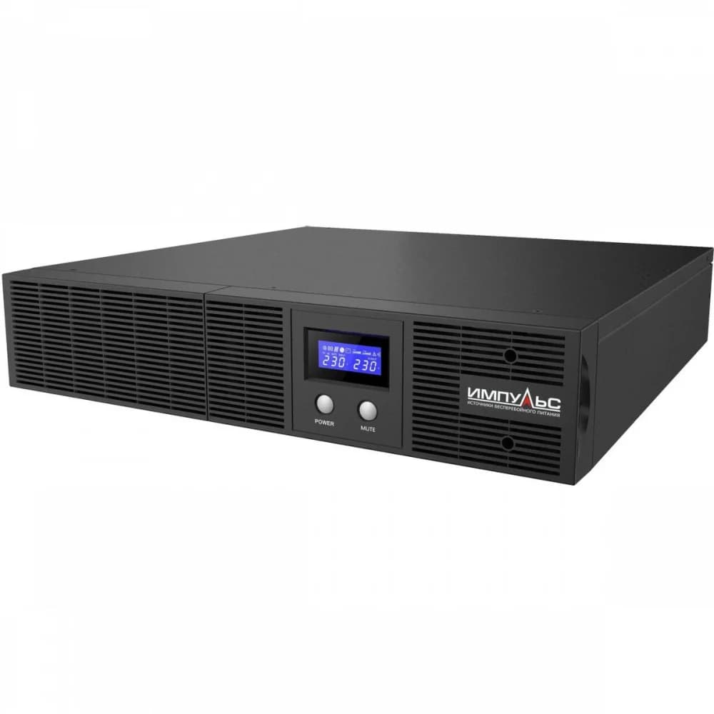 Источник бесперебойного питания Импульс UPS IMPULS IMPULS SLIM 2000, 2000VA/1400W, IEC-C13