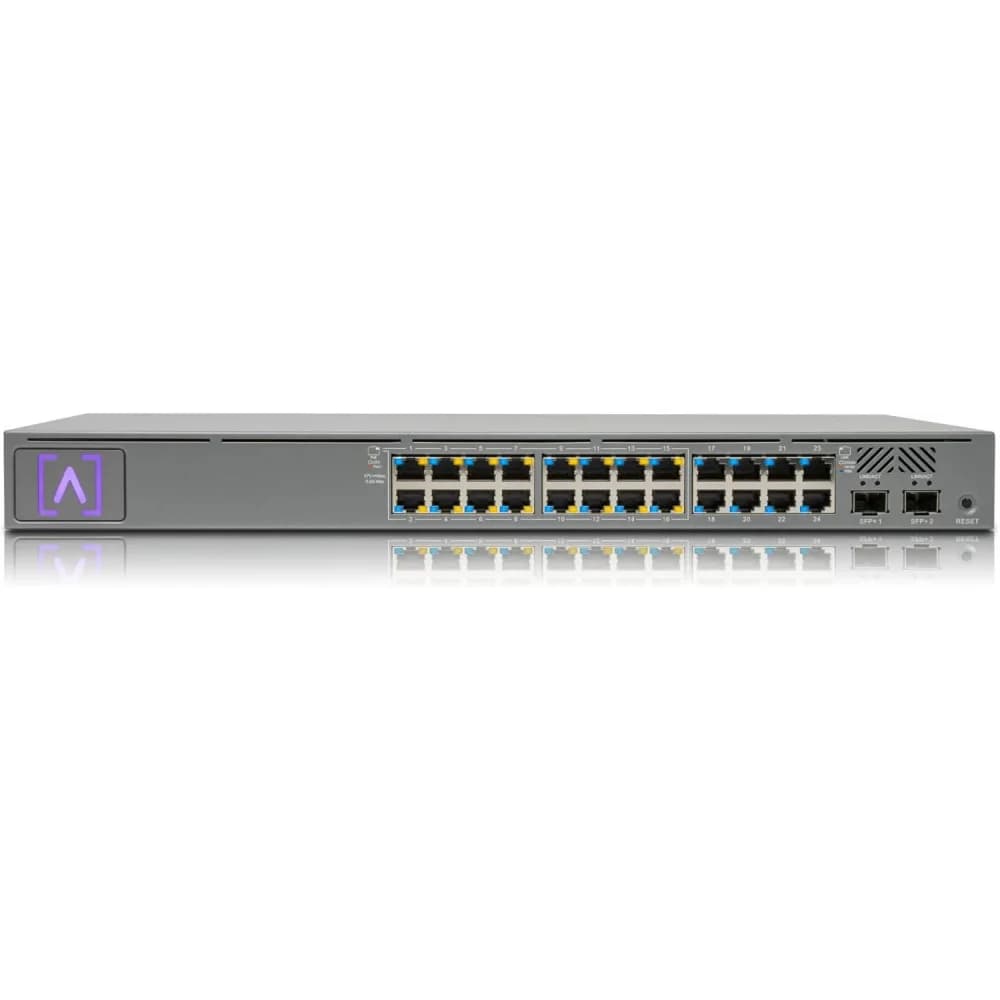 Коммутатор Alta Labs, S24-POE, 24xGb LAN, 2xSFP+, 16xPoE+, BT, Mobile App, IGMP, L2 layer, PoE 240W