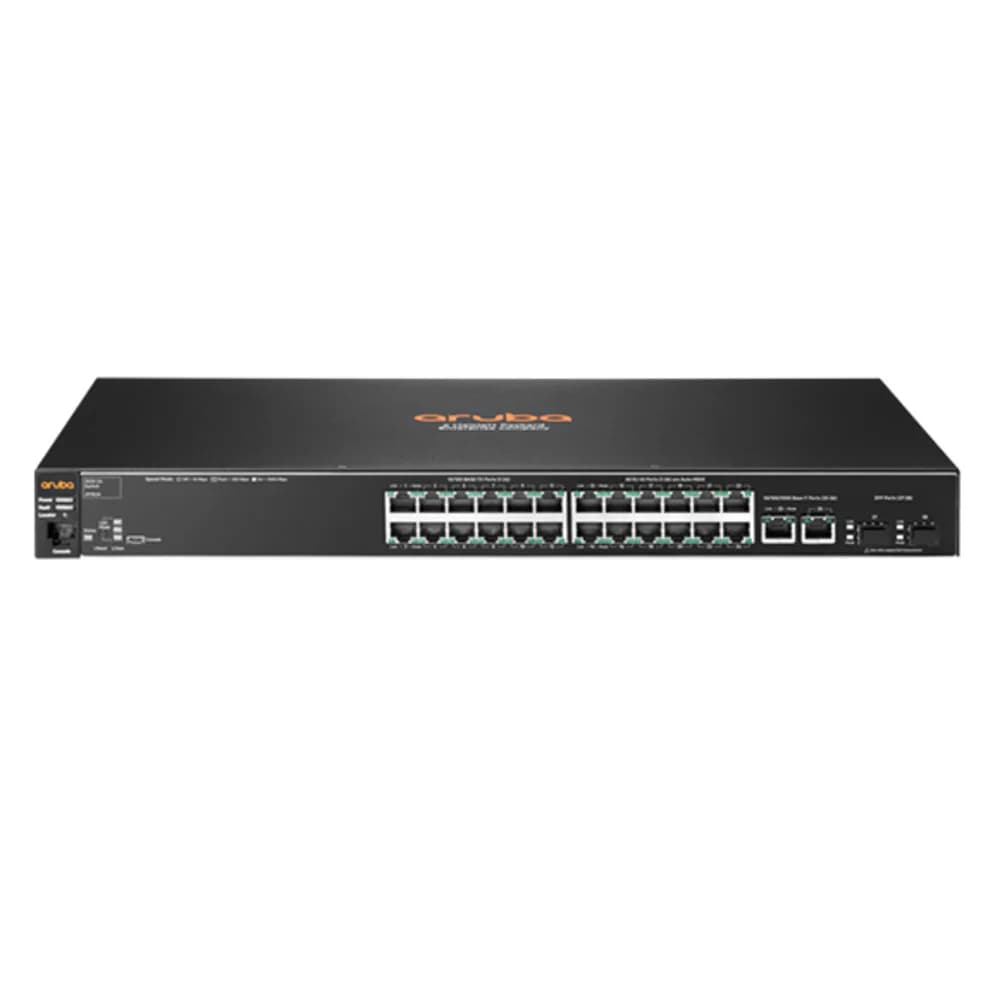 Aruba 2530 48 Switch (Managed, L2, 48*10/100 + 2*10/100/1000 + 2*SFP, Fanless design, Rackmount 19”)