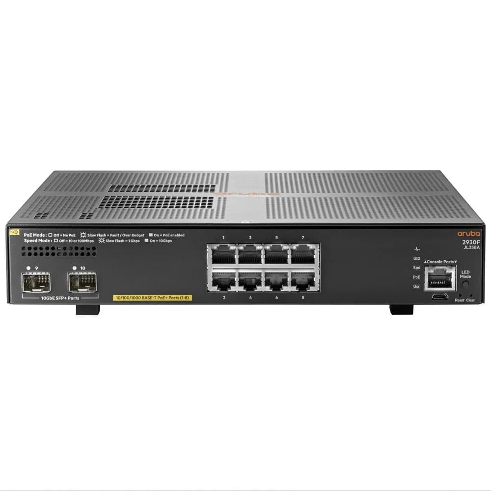 Aruba 2930F 8G PoE+ 2SFP+ Swch