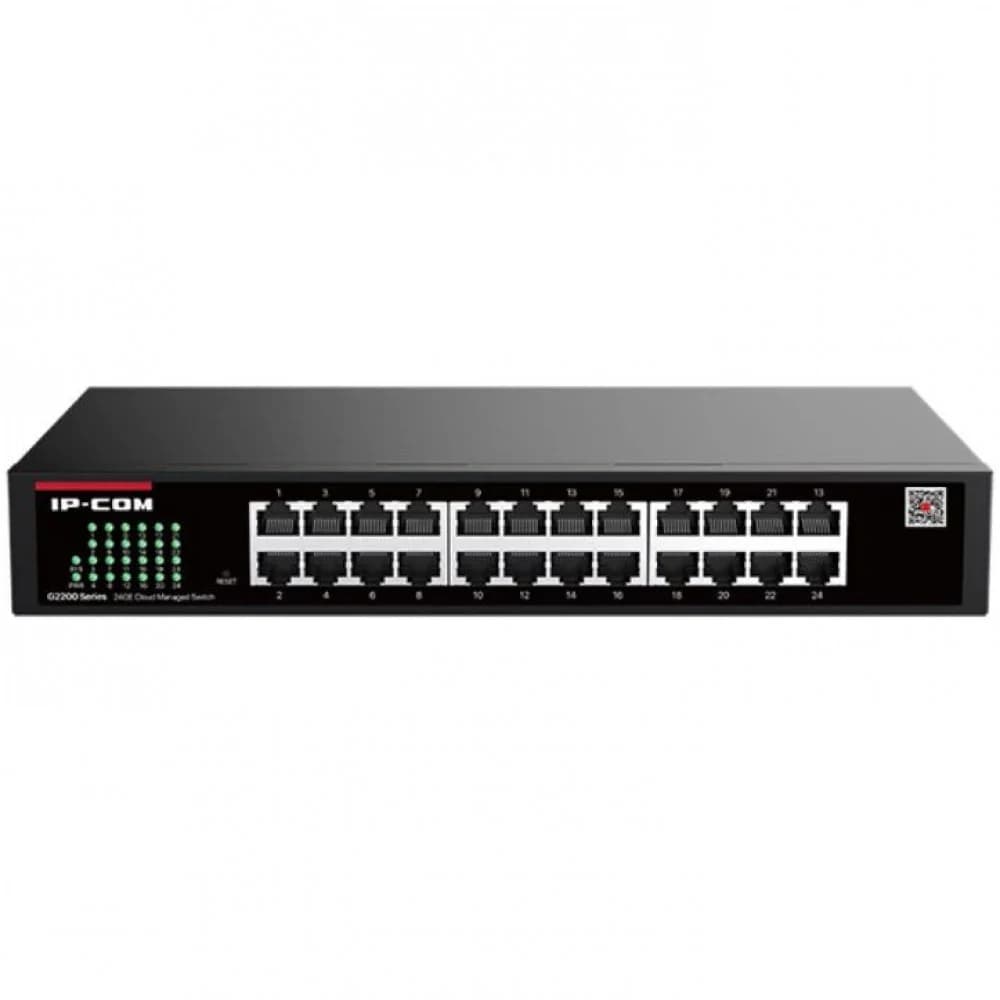 IP-COM G2224D Коммутатор управляемый, 24 портов, 24x1 Гбит/с, установка в стойку, металлический корпус
