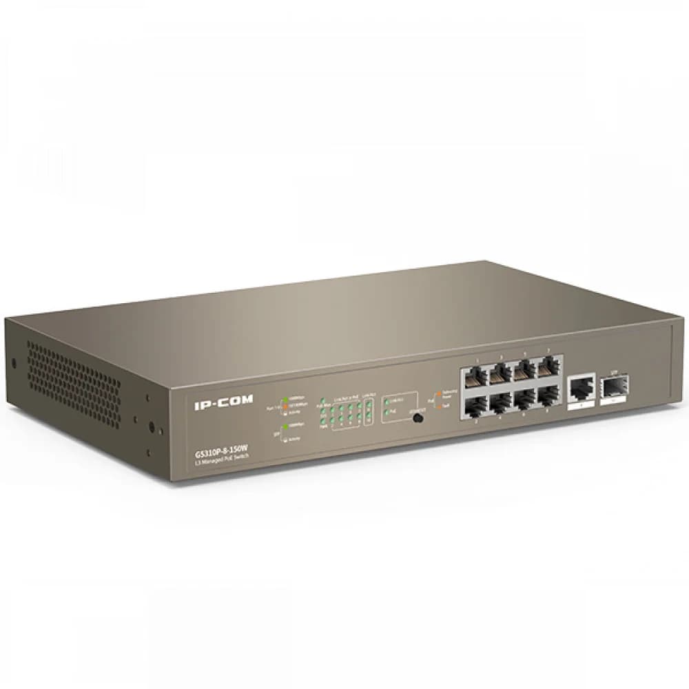 Коммутатор 8PORT 1000M POE G5310P-8-150W IP-COM