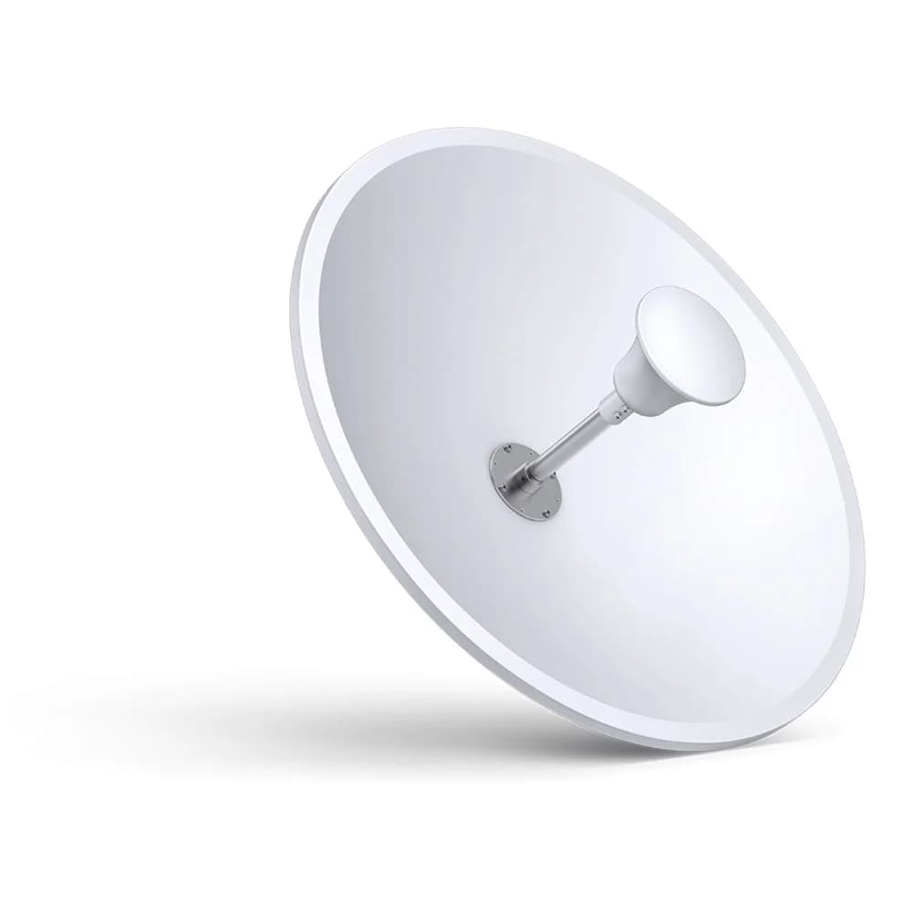 2.4GHz 24dBi Outdoor 2x2 MIMO Dish antenna, 2 RP-SMA connector, point-to-point backhaul application