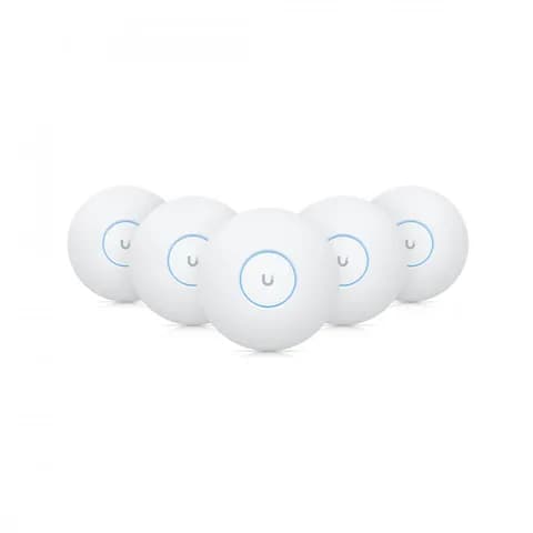 Беспроводная точка доступа, Ubiquiti, U7-Pro-5, 802.11a/b/g/n/ac/ax/be, BE5000, 1 порт 10/100/1000/2500 RJ45, 250 клиентов, PoE+802.3at, без адаптера питания, Упаковка 5 штук