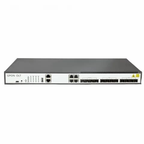Станционный терминал SNR OLT с 8 портами GPON (SFP), 4 портами 10G/SFP+, 4 комбо-портами 10/100/1000-Base-T/SFP