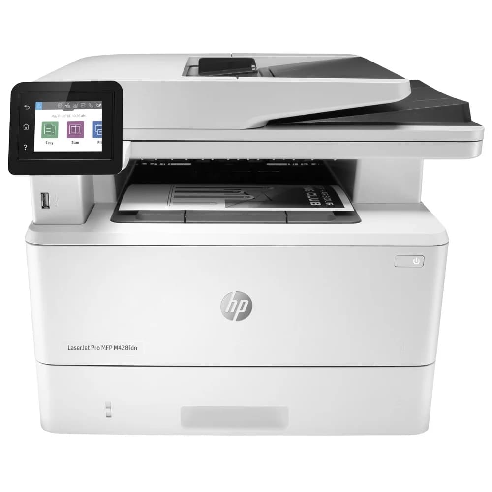 HP LaserJet Pro MFP 4103fdn (p/c/s/f , A4, 40 ppm, 512Mb, Duplex, 2 trays 100+250,ADF 50, USB 2.0/GigEth ,W1510A in box, repl.W1A29A) (двух стороннее сканирование)