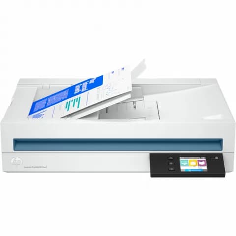 Сканер HP ScanJet Pro N4600 fnw1 Network Scanner (CIS, A4, 600x1200 dpi, 24bit, ADF 100 sheets, Duplex, 40 ppm/80 ipm, USB 3.0, Ethernet 10/100/1000 Base-T, Wi-Fi Direct, repl. SJ 4500 (L2749A))