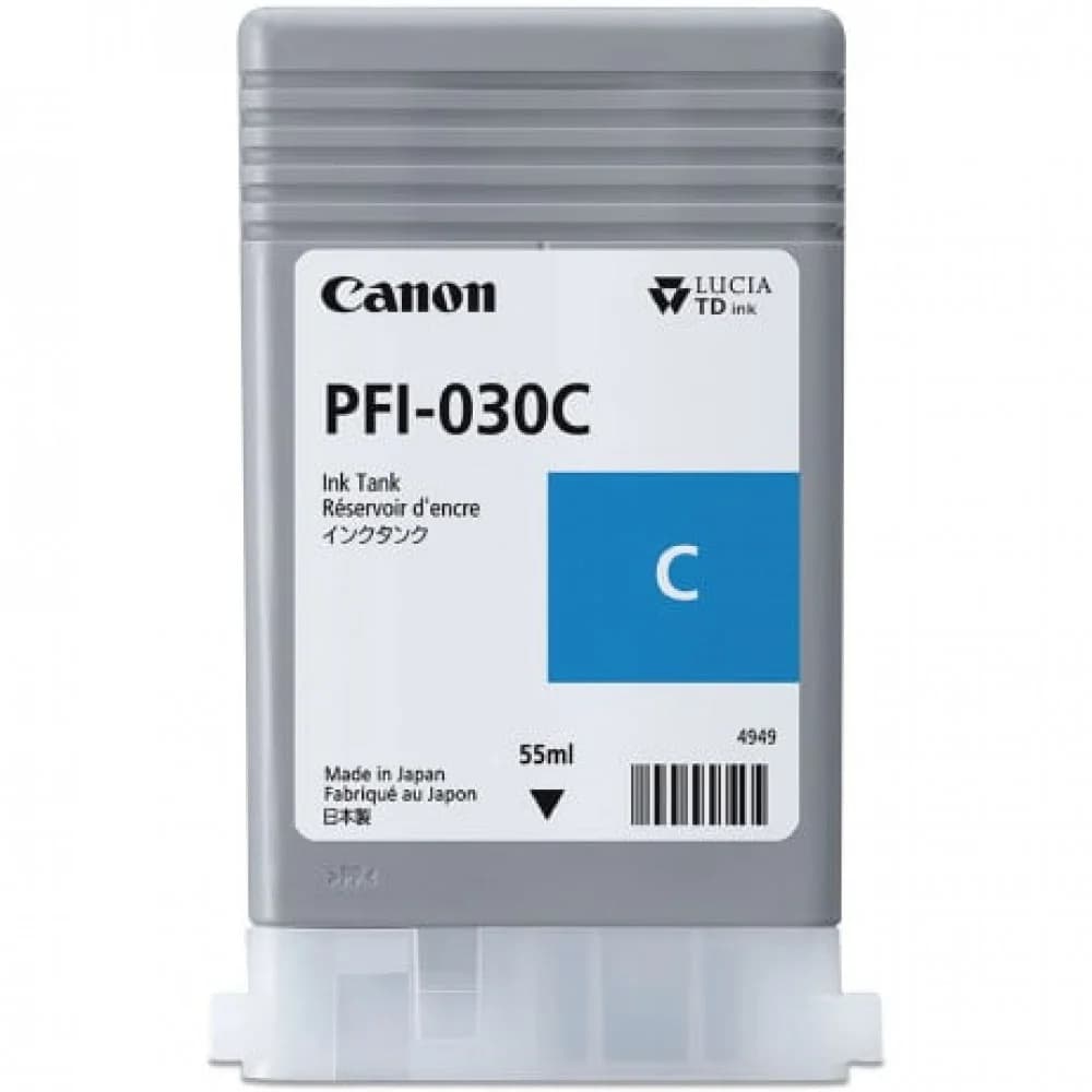 Картридж Canon/Ink PFI-030/Струйный широкоформатный/Синий/55 мл