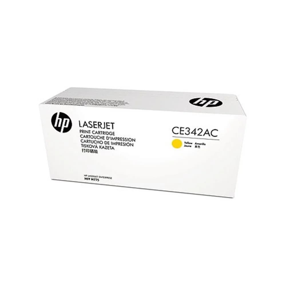 Тонер Картридж HP CE342AC желтый (16000стр.) для HP LJ 700/775 (техн.упак)