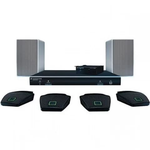 Комплект переговорной Sennheiser TEAMCONNECT STANDARD FLEX EU (5067400) Комплект: 1 SL TeamConnect CU1 с кабелями 1шт SL TeamConnect CB1 с кабелями 1шт SL Mic Hub1 с кабелями 2 шт SL Loudspeaker 52A