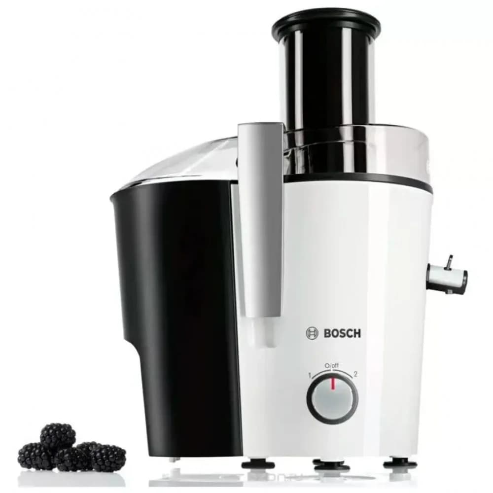 Cоковыжималка BOSCH/ Универсальная соковыжималка, 700Вт, пластик, цвет: белый/ антрацит, 2 скорости