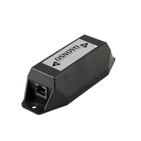 Удлинитель Ethernet+PoE OSNOVO E-PoE/1G PoE удлинитель 10/100/1000M Gigabit Ethernet до 500м. Увеличение расстояния передачи данных + питание на 100м. При каскадном подключении - 2 x E-Poe/1G: до 30