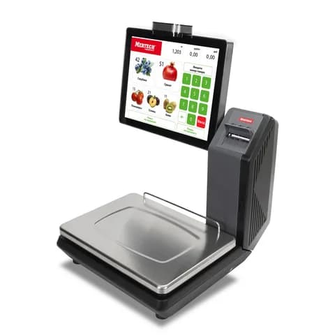 Весы с печатью этикеток M-ER 725 PM-32.5 (VISION-AI 15", USB, Ethernet, Wi-Fi) "Ethernet, USB и Wi-Fi Габариты: 500х485х545 мм Платформа: 265х370 мм Питание: кабель Цвет: ЧерныйМаксимальный вес: 32