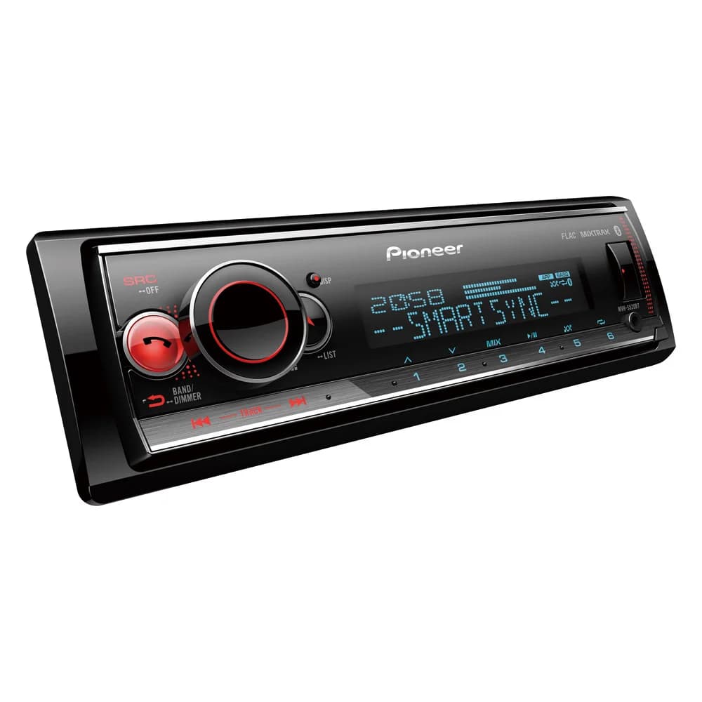 Автомагнитола Pioneer MVH-S520BT 1DIN 4x50Вт