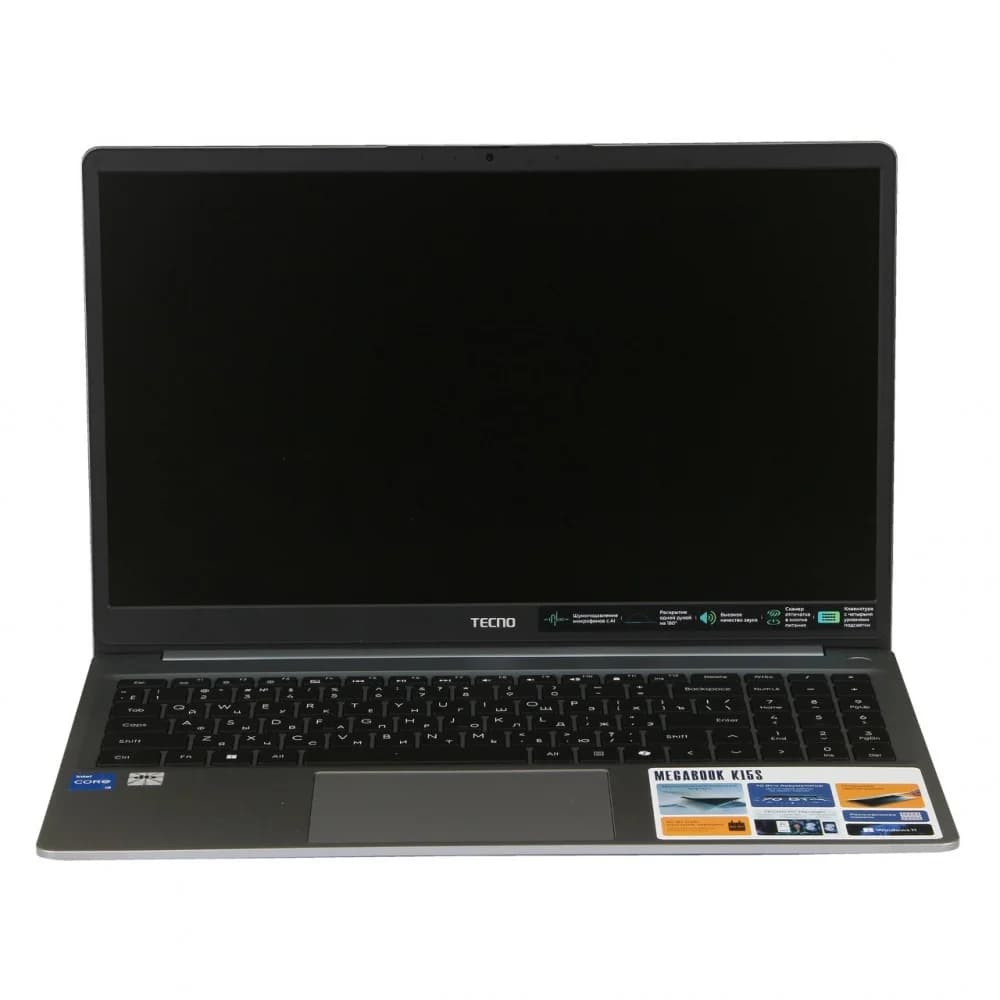 Ноутбук Tecno Megabook K15SRA, Core i5-13420H/15.6"FHD/8GB/512GB/UHD Graphics/LAN/W11H