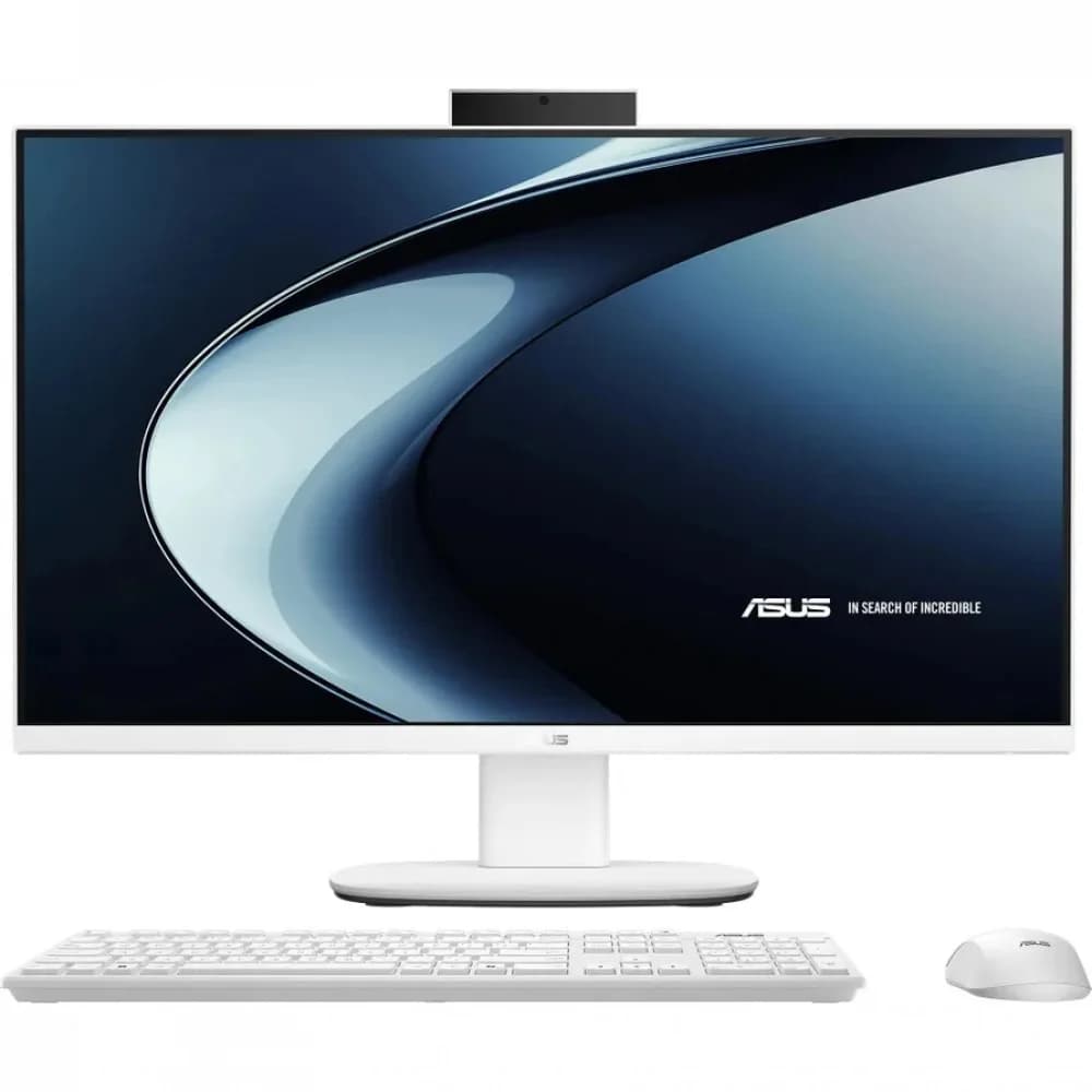 Моноблок Asus V470VAK-WPE1230 27" Full HD Core 5 210H (2.5) 16Gb SSD512Gb Graphics без ОС GbitEth WiFi BT 120W клавиатура мышь Cam белый 1920x1080