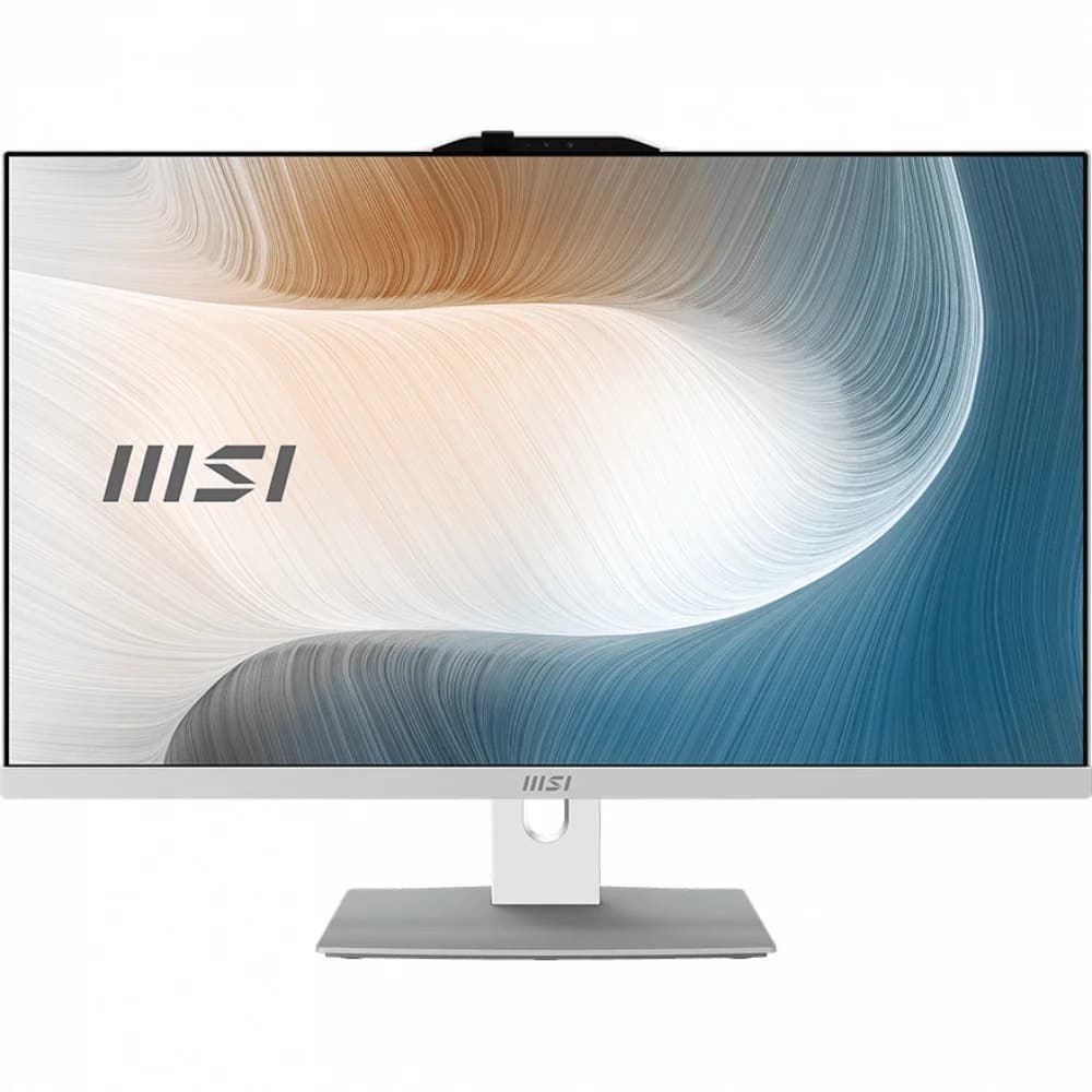 Моноблок MSI Modern AM272P 1M-685XRU 27" Full HD Core 7 150U (1.8) 32Gb SSD1Tb Graphics без ОС GbitEth WiFi BT 120W клавиатура мышь Cam белый 1920x1080