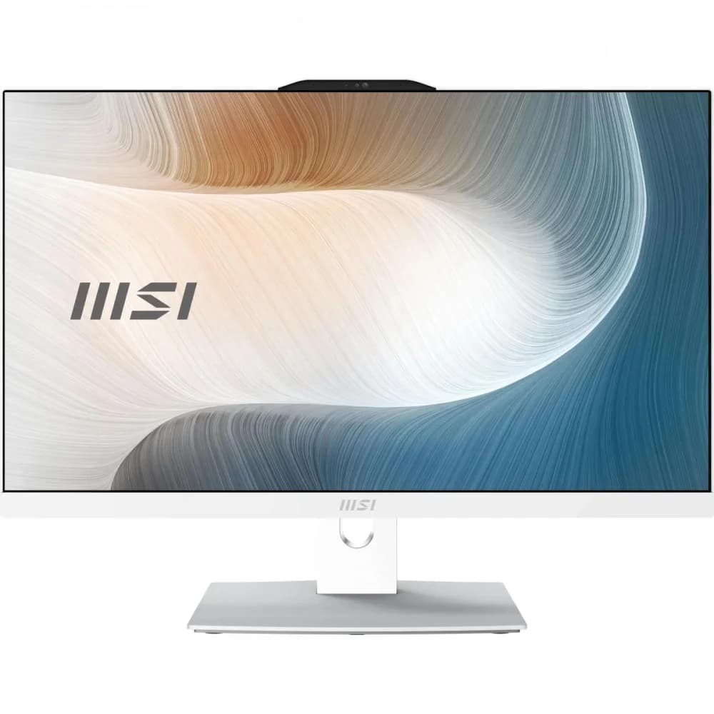 Modern AM242TP 1M-1019XRU 23.8"(1920x1080 (матовый))/Touch/Intel Core 5 120U(1.4Ghz)/16384Mb/512PCISSDGb/noDVD/Int:Intel® Graphics/Cam/BT/WiFi/war 1y/4.65kg/White/DOS + Wireless KB+M